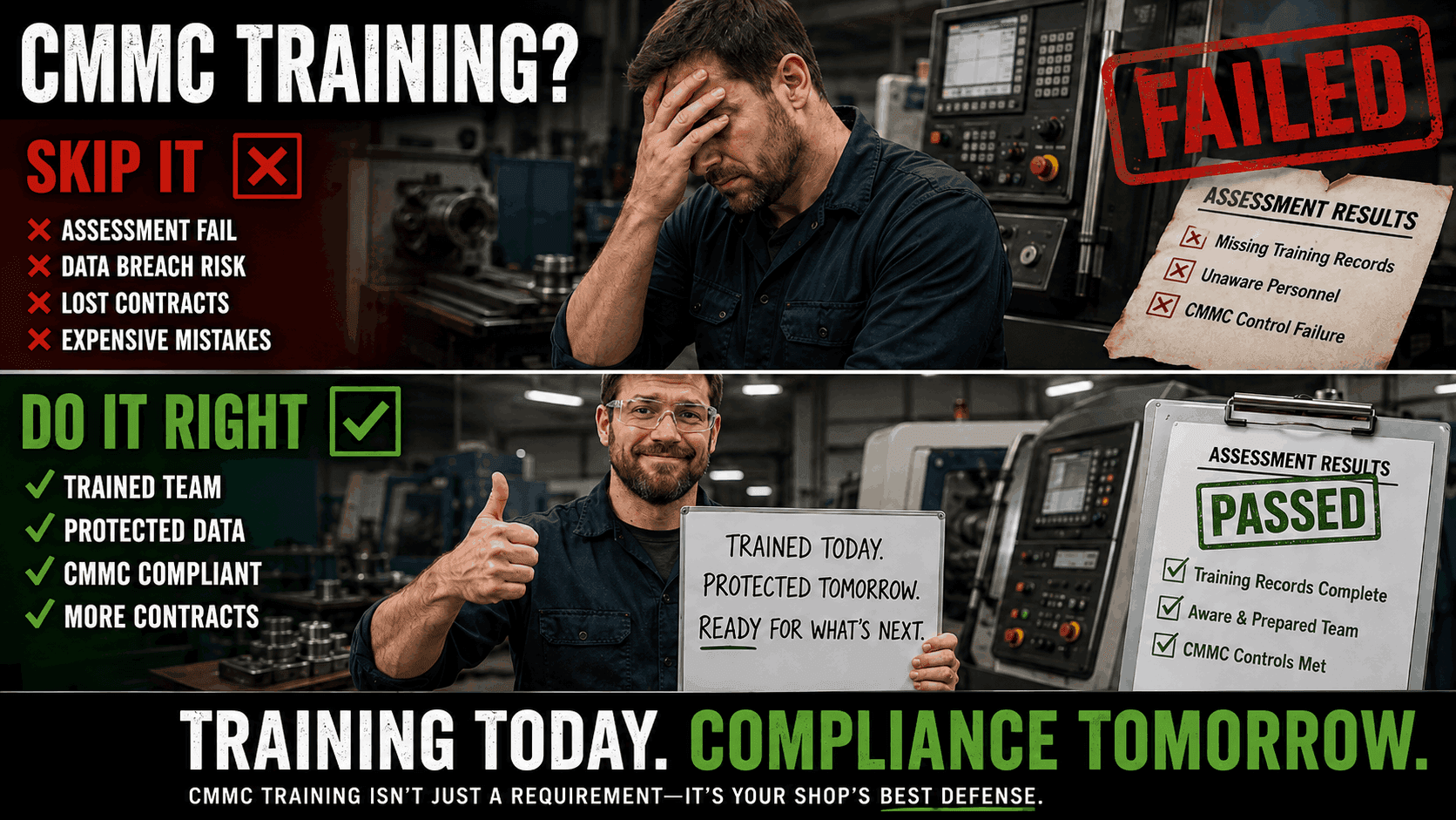 CMMC Training Requirements: What Machine Shop Teams Must Know